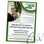 פלקט ענק מהודר ברכות הלולב