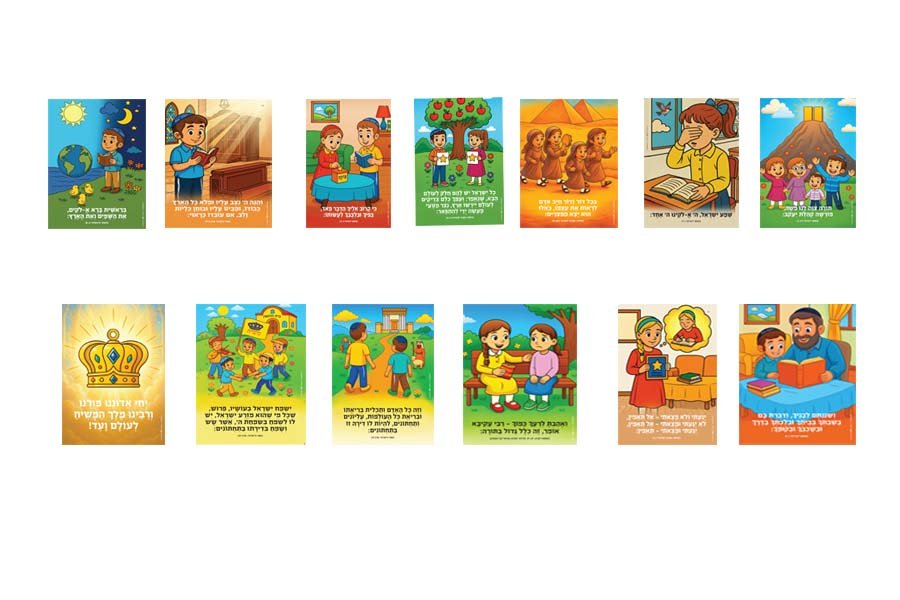 פלקטים 12 הפסוקים לתלות בקיר
